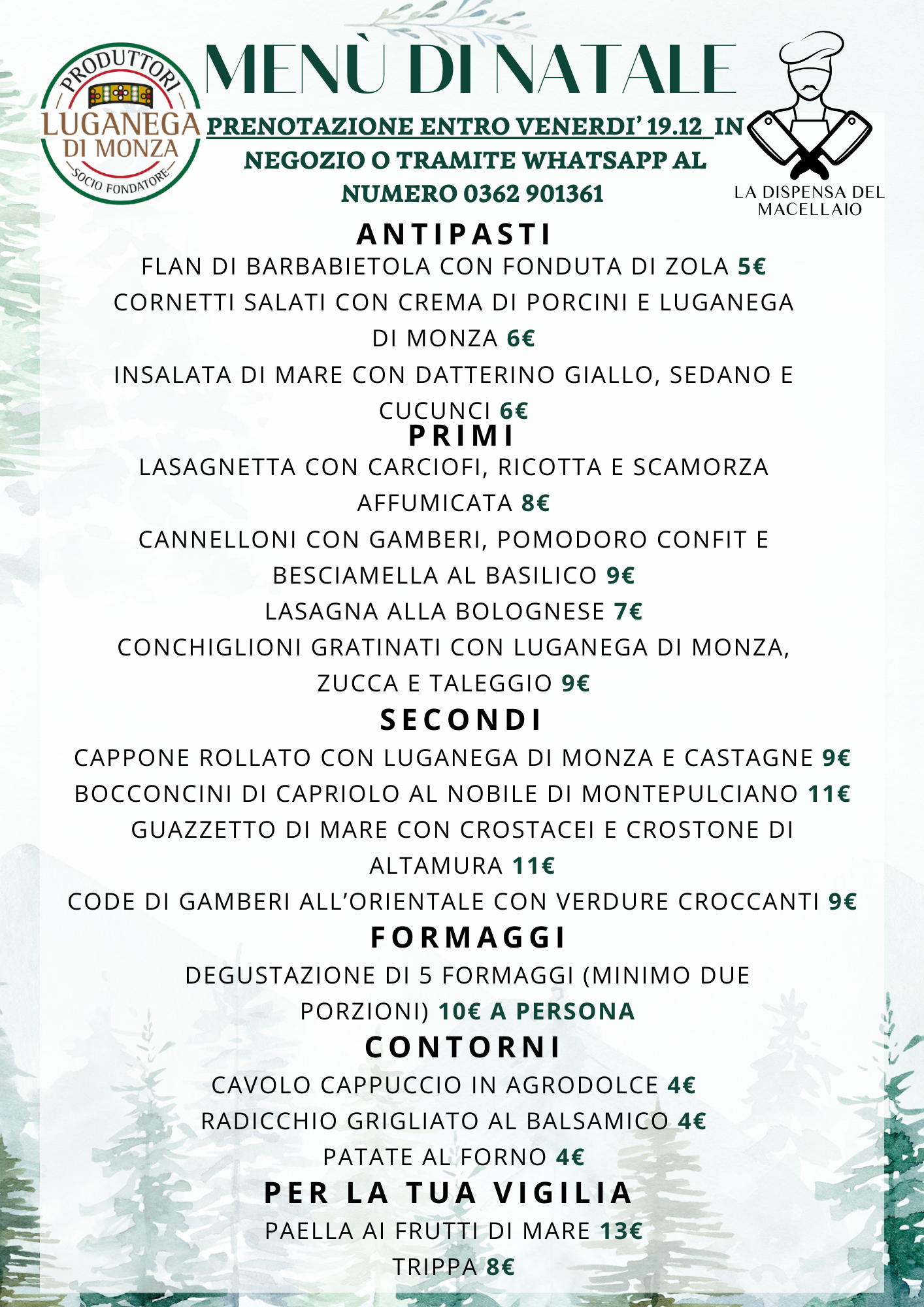 MENU' DI NATALE