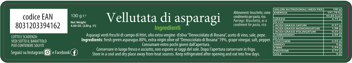 VELLUTATA DI ASPARAGI 130GR