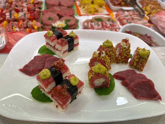 MANZOMATTO - SUSHI DI CARNE