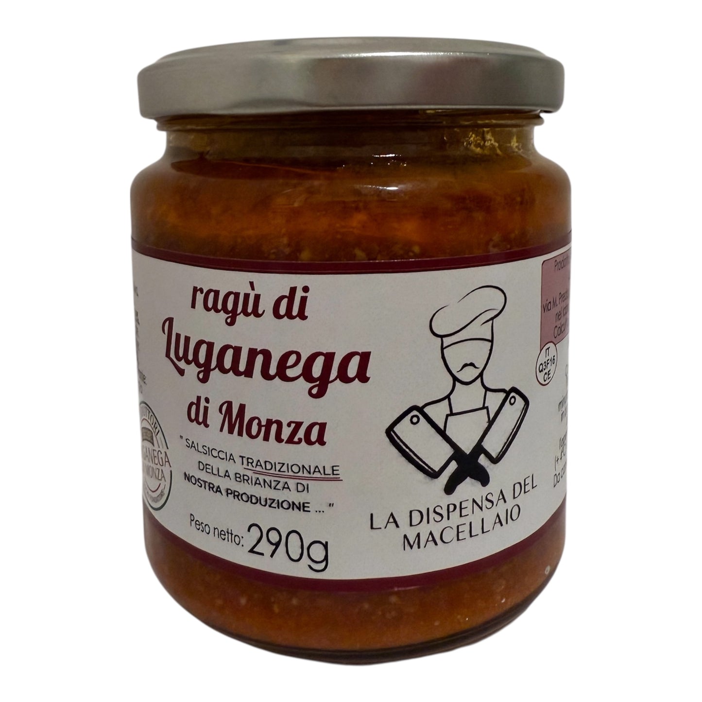 RAGU' DI LUGANEGA DI MONZA 290g