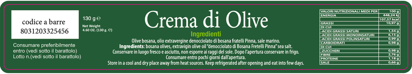CREMA DI OLIVE 130GR